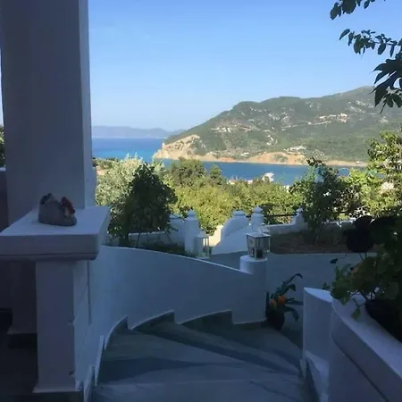 Aspalathus Red, Pool And Panoramic Views To Fulfil Your Aegean Memories Villa Skopelos Town