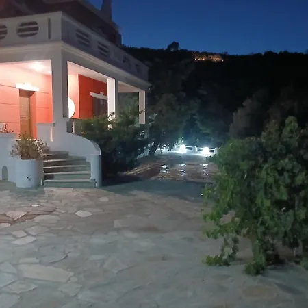 Villa Aspalathus Red, Pool And Panoramic Views To Fulfil Your Aegean Memories Skopelos