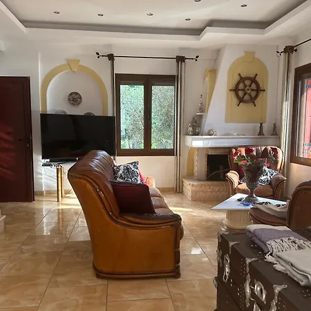 Villa Aspalathus Red, Pool And Panoramic Views To Fulfil Your Aegean Memories Szkópelosz