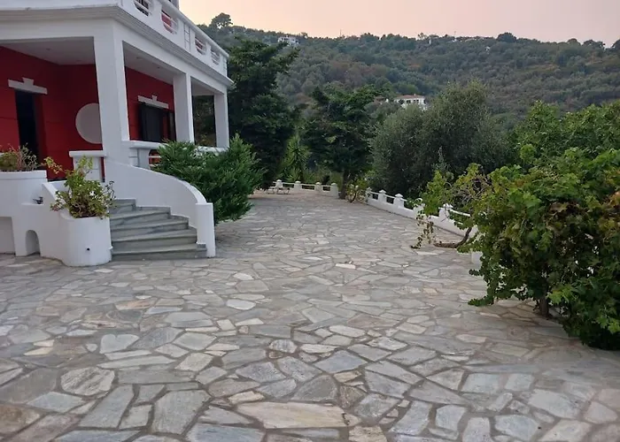 וילה Aspalathus Red, Pool And Panoramic Views To Fulfil Your Aegean Memories