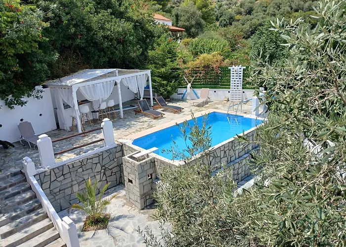 Aspalathus Red, Pool And Panoramic Views To Fulfil Your Aegean Memories וילה